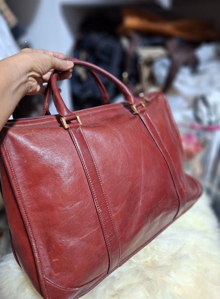 Pierre Balmain handbag (Category: Luxury Bags & Wallets) located in Tagum. Submitted by ynez.luxurypicksph (Listing ID 1451433163, Image 3). Description: preloved Japan Medium vintage please check photos closely for the issue leather color.
