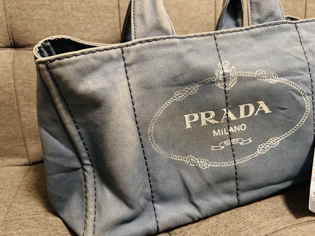 Prada Canapa Large (Category: Luxury Bags & Wallets) located in Batangas. Submitted by stopandshopforluxury (Listing ID 1451433257, Image 3). Description: Guaranteed Original 💯 With COA no flaws, normal sign of usage only.