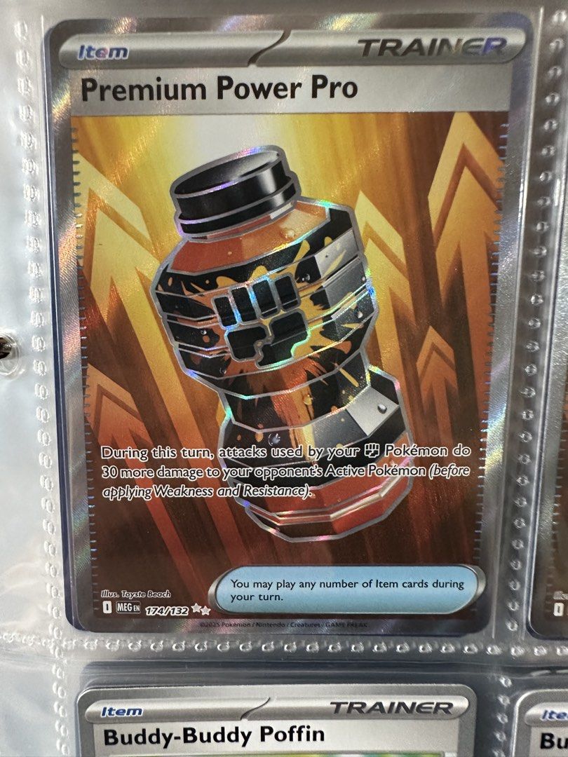Premium Power Pro Full Art Pokemon TCG (Category: Raw Singles) located in San Fernando. Submitted by renleads (Listing ID 1451332197, Image 1). Description: 2nd copy RFS: Unblinging decks Shipping shouldered by buyer; cards from Pampanga; free shipping if will get 3+ cards Meet-up: Can do at Boni MRT Station but need to schedule ahead of time; or San Fernando, Pampanga.