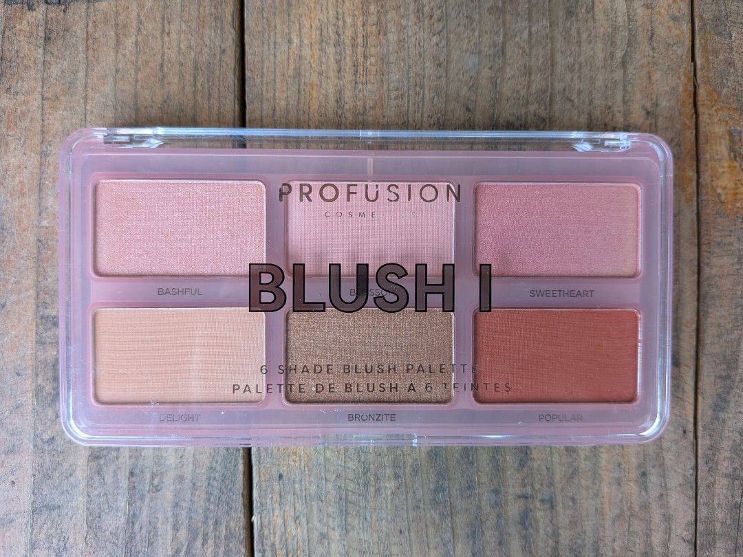 Profusion Cosmetics Blush I 6 Shade Blush Palette (Category: Makeup) located in Teresa. Submitted by sanjosejen14340 (Listing ID 1451393068, Image 1). Description: - Profusion Cosmetics Blush Palette - 6 versatile blush shades - Includes both matte and shimmer finishes - Create endless makeup looks - Compact and travel-friendly design - Achieve a radiant glow.