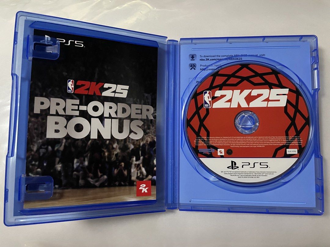 PS5 NBA 2K25 (Category: PlayStation) located in Batangas. Submitted by jara_dimayacyac (Listing ID 1451369940, Image 2). Description: - In good condition. - Fully working. - No scratches. - One time code used. - Negotiable.