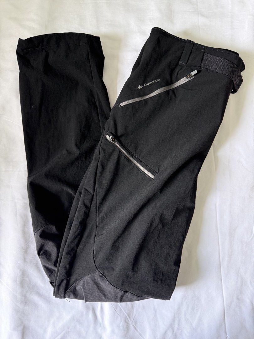Quechua Black Hiking Pants (Women’s) (Category: Other Bottoms) located in Antipolo. Submitted by errrilemon (Listing ID 1451467921, Image 2). Description: - Brand: Quechua - Type: Hiking Pants - Size: S - Features: Durable material, multiple zippered pockets, adjustable waistband - Ideal for: Outdoor activities, trekking, casual wear - used once.