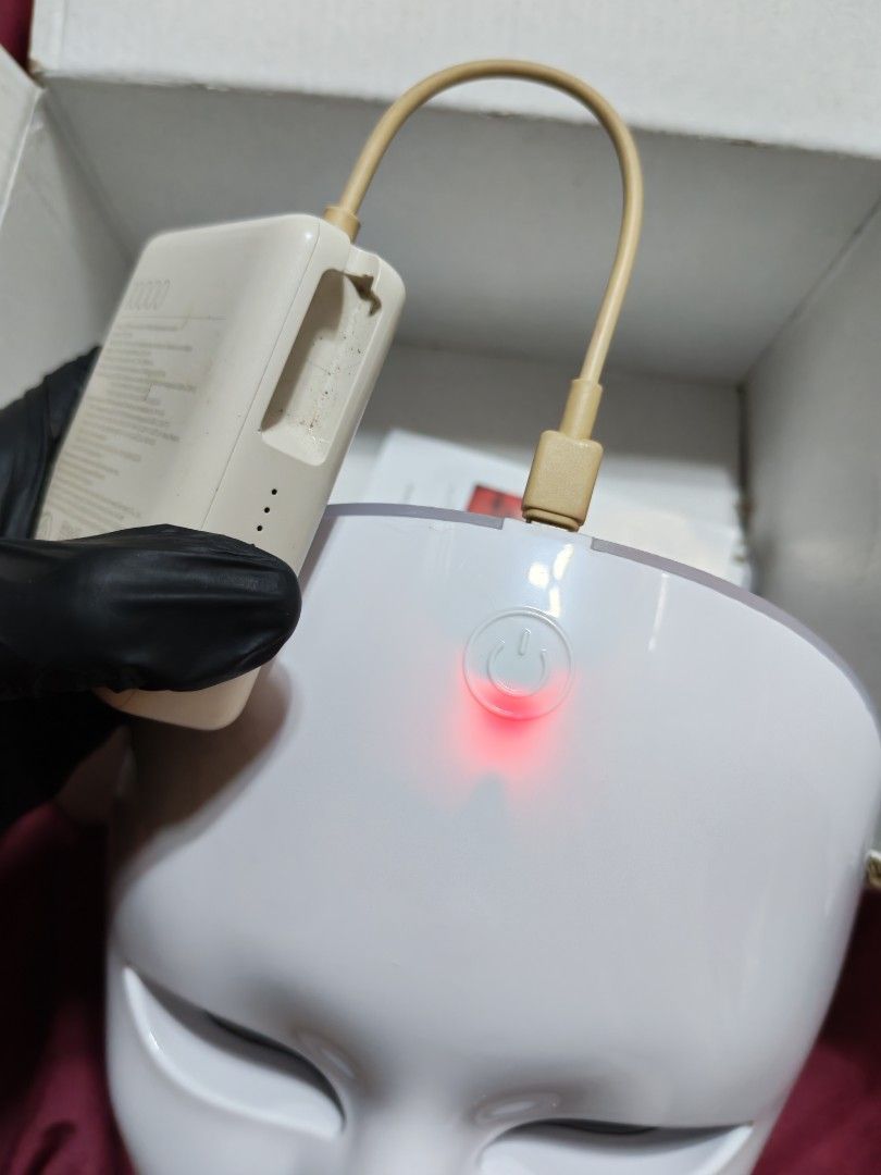 LED Light Therapy Facial Mask (Category: Face Care) located in Quezon City. Submitted by dolcegioia (Listing ID 1451443587, Image 3). Description: Key Benefits by Light Wavelength ​🔴 Red Light (~630 nm) ​Anti-Aging & Collagen Production: Stimulates fibroblast activity to boost collagen and elastin production. ​Firming: Helps smooth fine lines, wrinkles, and improves skin elasticity and firmness. ​Cell Repair: Promotes circulation and accelerates