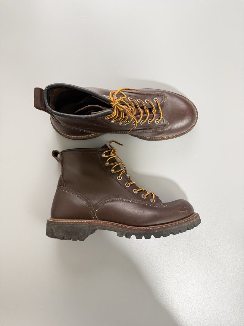 Red Wing Lineman boots (Category: Boots) located in Baguio. Submitted by jasonkicksph (Listing ID 1451364093, Image 2). Description: Red Wing Lineman boots 8US 7UK 41Eur 26CM ₱9,000.