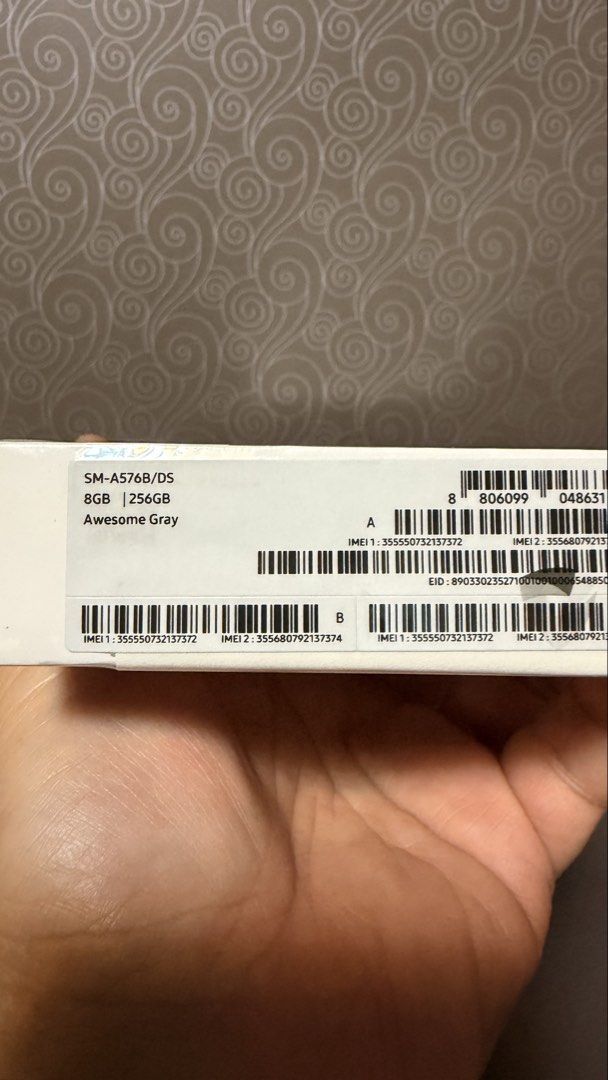 Samsung A57 5G 256GB (Category: Samsung) located in Quezon City. Submitted by jake_labro (Listing ID 1451383312, Image 3). Description: Samsung A57 5G Brandnew and Sealed 256GB Smart Locked | Dual Sim slightly negotiable RFS: Extra Phone Meet up: SM NORTH | SM NOVA.