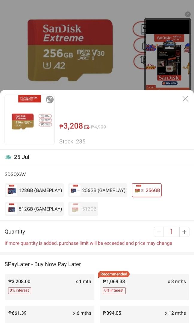 SanDisk Extreme PRO 256gb GUARANTEED AUTHENTIC (Category: Memory & SD Cards) located in Bulacan. Submitted by gelopo (Listing ID 1451425048, Image 3). Description: FOR SALE ONLY 💥PLEASE BASAHIN MUNA💥 ✅ALL ITEM ARE GUARANTEEDAUTHENTIC✅ SANDISK EXTREME 256GB - 2500 EACH/PC SANDISK EXTREME PRO 256GB-3,300 EACH/PC Full refund if proven fake. ✅ sayo na din lahat yan. Please kung buy and sell o babaratin please po wag na 🙏 sayang naman oras natin pa