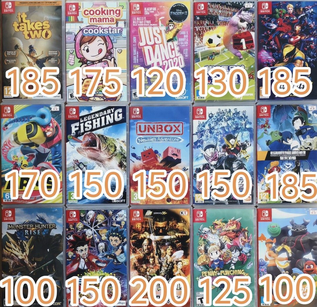 switch games （分類：Nintendo 任天堂）位於 Hong Kong。 由 tinfoilw 提交（商品編號 1451476721，圖片 2）。簡介： 回復已滿，請看另一個po。二手遊戲，粉嶺交收或到付，歡迎諮詢。