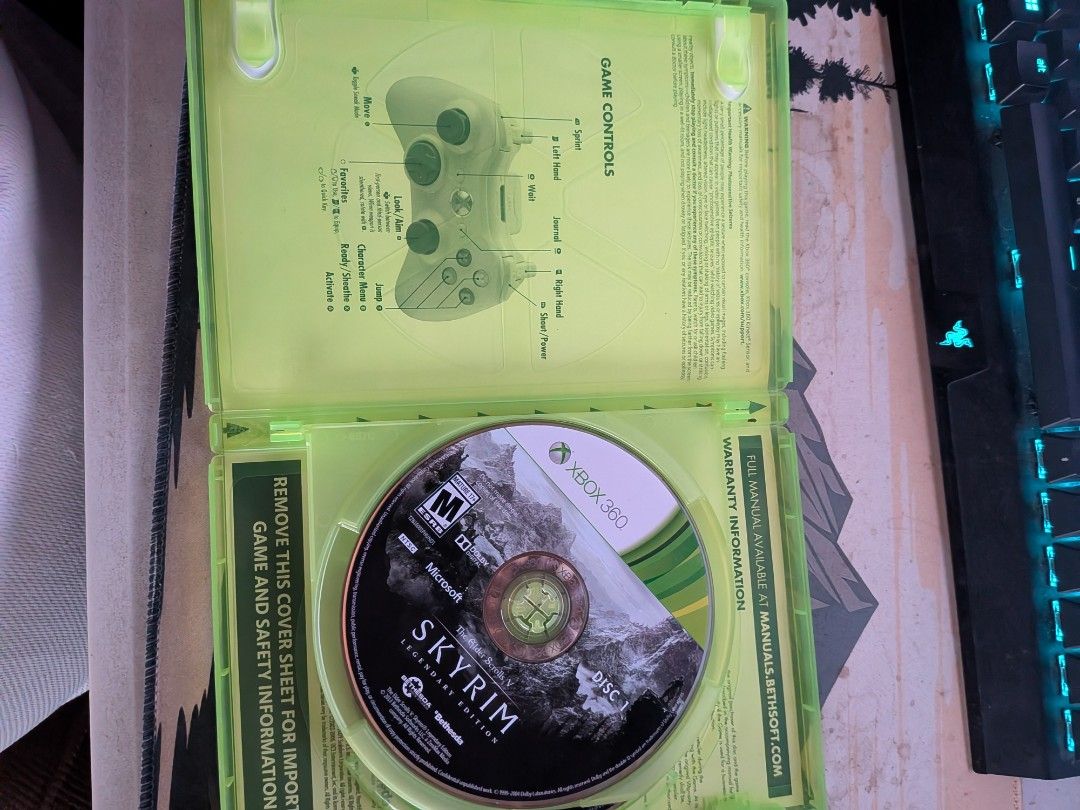 The Elder Scrolls V Skyrim Legendary Edition Xbox 360 (Category: Xbox) located in San Jacinto. Submitted by jigssaw (Listing ID 1451416185, Image 3). Description: - Skyrim Legendary Edition for Xbox 360 - Includes Dawnguard, Hearthfire, and Dragonborn DLCs - Disc 2 is included - Winner of over 200 Game of the Year awards.