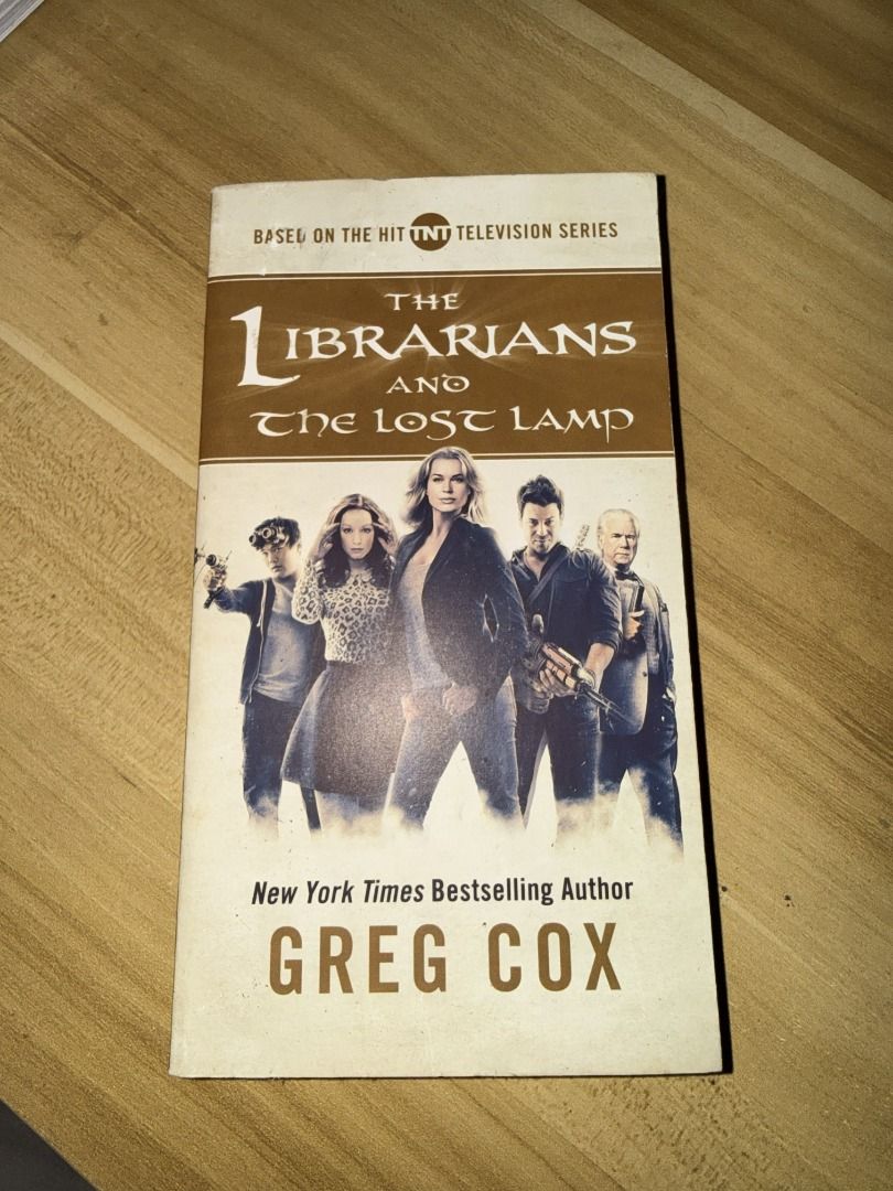 The Librarians and The Lost Lamp by Greg Cox (Category: Storybooks) located in Caloocan City. Submitted by dog_bookies (Listing ID 1451369999, Image 1). Description: - Title: The Librarians and The Lost Lamp - Author: Greg Cox (New York Times Bestselling Author) - Based on the hit TNT television series - Ideal for fans of the show - Great for readers who enjoy adventure stories.