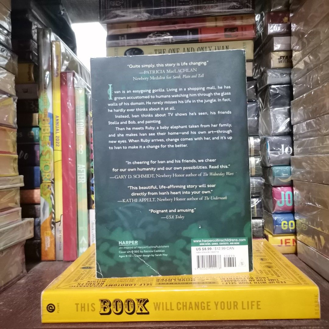 The One and Only Ivan by Katherine Applegate [authentic, paperback] (Category: Storybooks) located in Zamboanga. Submitted by papelatpangarap (Listing ID 1451449111, Image 2). Description: .