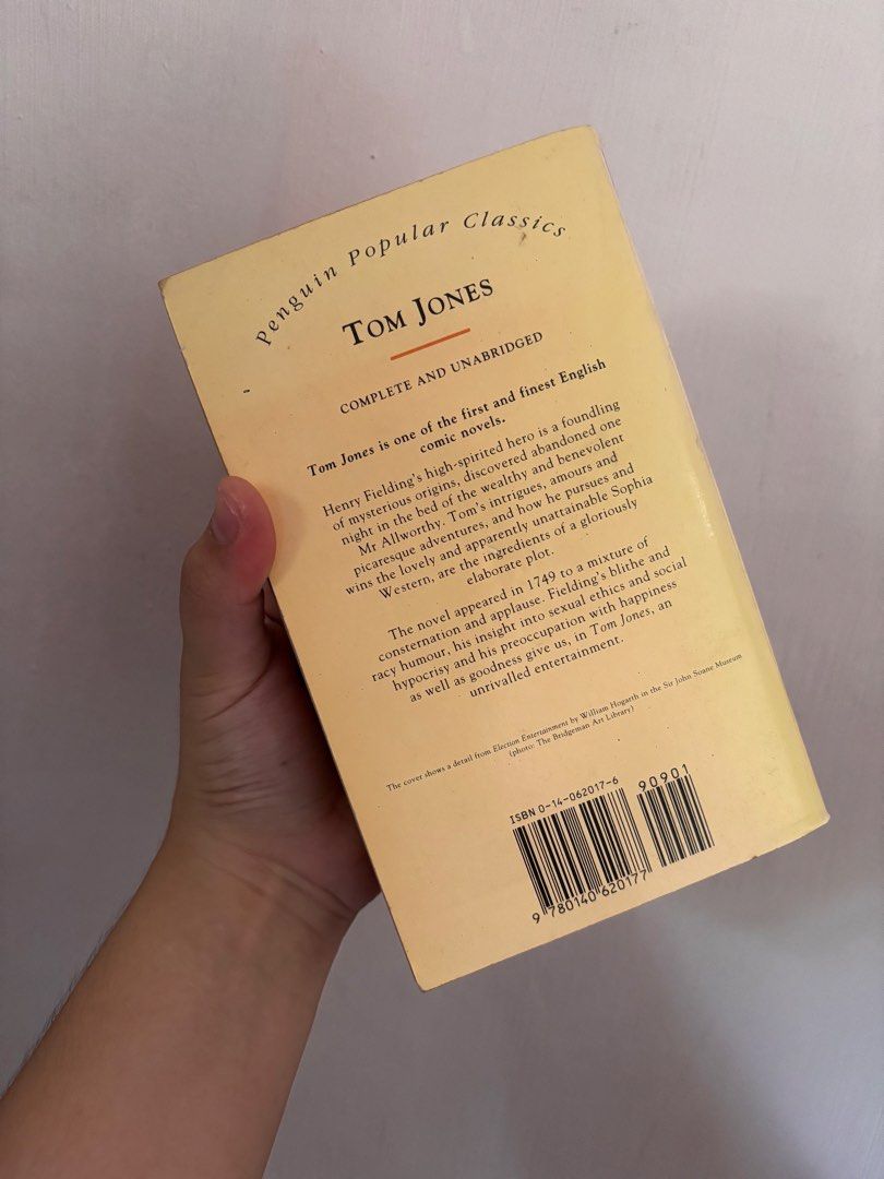 tom jones by henry fielding classic literature (Category: Storybooks) located in Tagaytay City. Submitted by juyeon.bns (Listing ID 1451389521, Image 3). Description: old book can send other condi pics thru dm.