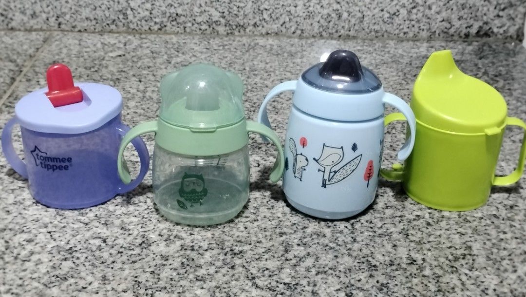 Take All 4pcs Tommee Tippee & IKEA Sippy Cups Bundlea (Category: Breastfeeding & Bottle Feeding) located in Imus. Submitted by viaysthriftshop (Listing ID 1451409826, Image 1). Description: Take All 4pcs Tommee Tippee & IKEA Baby Sippy Cups - ▪️Tommee Tippee Blue - 6oz, red hard spout, Like New ▪️Tommee Tippee Blue - soft spout, EUC ▪️Tommee Tippee Green - 5oz, soft spout, EUC ▪️IKEA Green - hard spout, like new ▪️From UK 🇬🇧 Thrift Box 𝗠𝗢𝗣 ▪