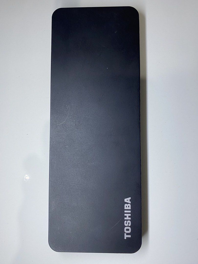 Toshiba Thunderbolt 3 Docking Station with Power Adapter (Category: Cables & Adaptors) located in Calauag. Submitted by pearly.estrella.bjork (Listing ID 1451452292, Image 2). Description: Brand: Toshiba Thunderbolt 3 Docking Station with power adapter and cables. Model: PA5281U-2PRP Condition: Used Price: 2199 Inclusion: *Toshiba Thunderbolt 3 Dock *Thunderbolt 3 USB Type -C cable *AC Adaptor and power cord Front panel *Power indicator light *Po