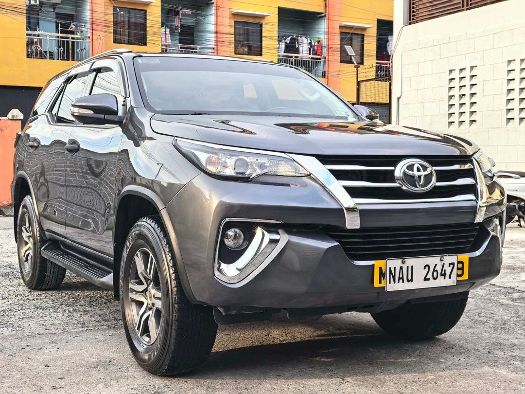 Toyota Fortuner G 2017 (Category: Used Cars) located in Kawit. Submitted by markuzmathers (Listing ID 1451368985, Image 2). Description: TOYOTA FORTUNER G VARIANT 2017 MODEL AUTOMATIC TRANSMISION DIESEL ENGINE WELL MAINTAINED FULLY CERAMIC COATED 2 ORIGINAL KEY 1ST OWNER MISMO SINCE BIRTH 40K ORIGINAL MILEAGE SUPER FRESH IN AND OUT For Sale cash or financing trade in accepting 915K Cash Downpayment: 196,000 ALL-in (includes chattel mortgage, proc