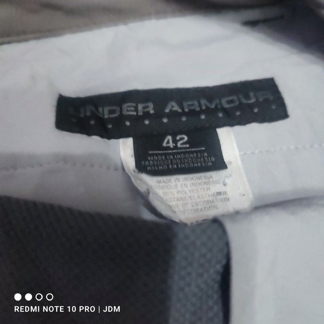 Under Armour Golf Shorts Plus Size (Category: Shorts) located in Antipolo. Submitted by klashnikov (Listing ID 1451443408, Image 2). Description: plus size with embroidered logo at the back Size:42" Dimes:42x23" Tags:Complete Condition:Excellent ColorRate:10/10 Honest issue:used Payment option:Bank transfer,gcash,cash ₱250 Pwede videocall for legitimacy Pwede pickup sa aking munting garahe waze (JDM thrift shop) Pwedeng meetup around upper Antipo