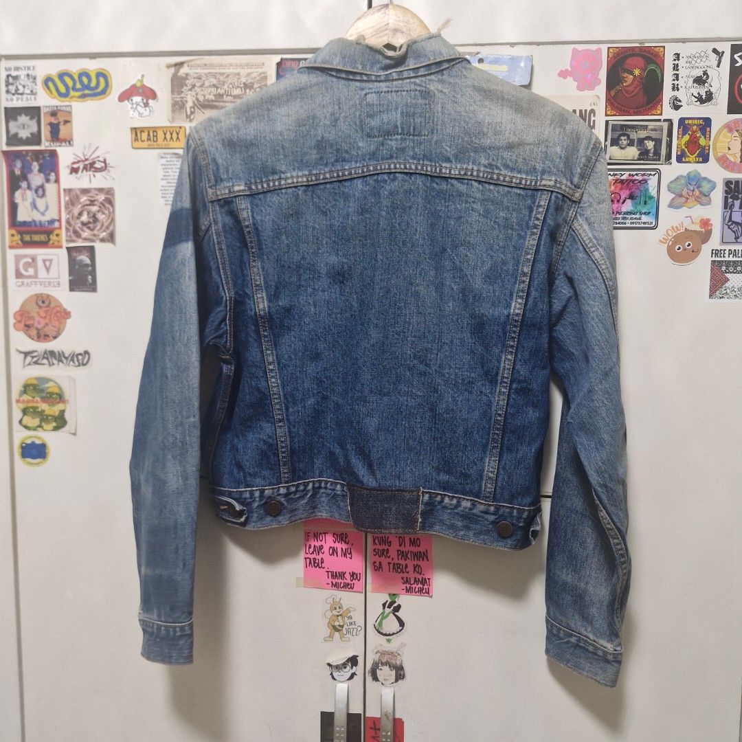 vintage edwin cropped type 3 denim trucker jacket (Category: Coats, Jackets and Outerwear) located in Cainta. Submitted by adidem (Listing ID 1451497298, Image 2). Description: lalamov jnt dm 4 more pix.