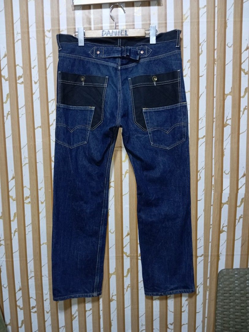 vintage Levis Vibe Denim (Category: Jeans) located in Monkayo. Submitted by danielcabusora (Listing ID 1451459660, Image 1). Description: RANDOM DENIM WITH BUCKLE WAIST,-32/33 LENGHT-38 LEGOPEN-11.5 HEM-8.