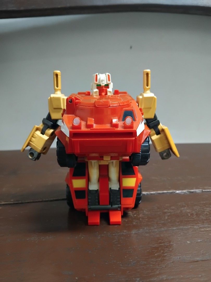 Vintage Transformers G1 Jetfire Skyfire Toy (Category: Action & Battle Toys) located in San Fernando. Submitted by imlikeabird (Listing ID 1451468874, Image 3). Description: - Vintage Transformers G1 Jetfire toy - Original Skyfire mold - Transforms into a jet and a robot - Shows some wear and tear due to age, but still displays nicely - Classic and iconic piece for any collector Red 650 black jet 600 brown tanker 850 Sold dai atlas 3500 springer 
