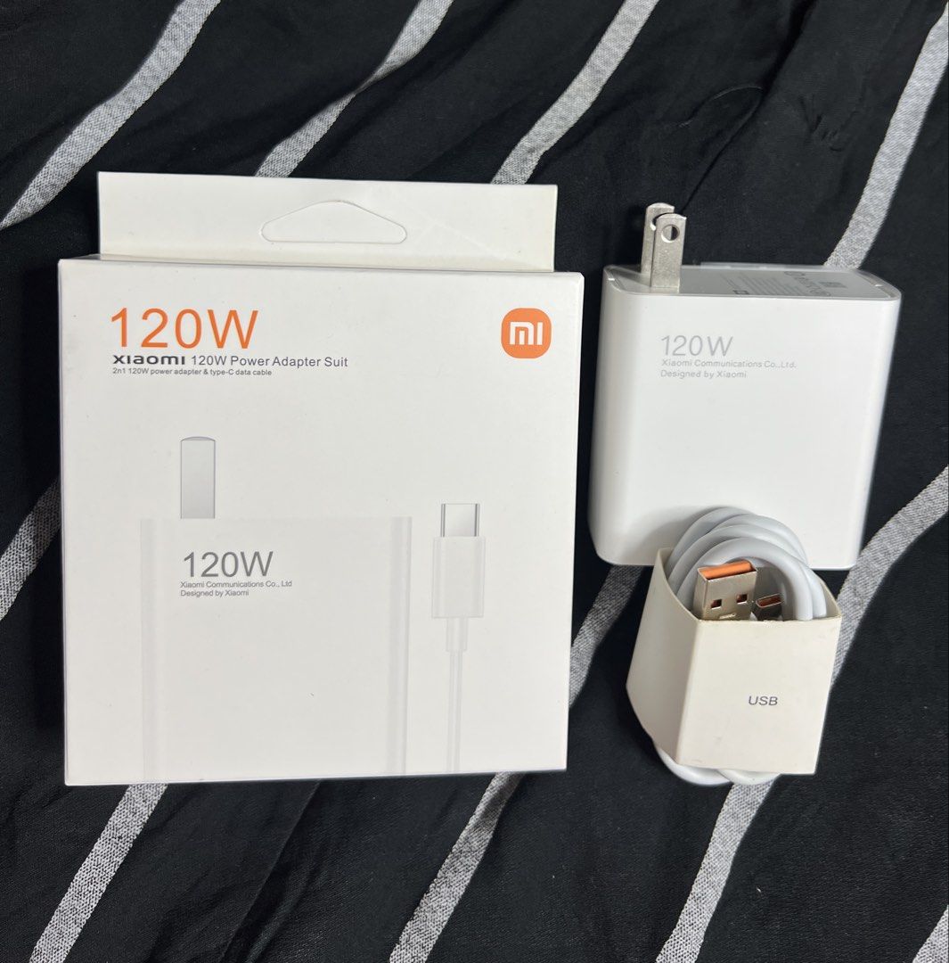 Xiaomi 120W Usb-C Power Adapter Suit (Category: Chargers & Cables) located in Manila. Submitted by as_onlineshop11 (Listing ID 1451495513, Image 1). Description: .