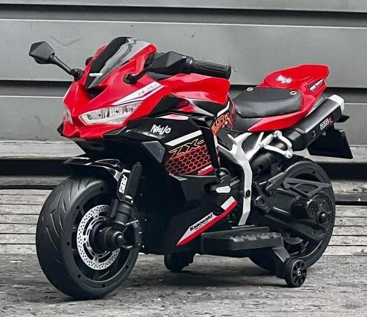 ZX-25R Ninja Motorcycle for Kids (Code 1151) (Category: Motorbikes for Sale) located in Pasay City. Submitted by joyful_mayette (Listing ID 1451344152, Image 2). Description: ZX-25R Ninja Motorcycle for Kids (Code 1151) Price: 6,000 PHP Available Colors: Black, Red, Blue, and Green ♦️Rubber tires/Leather seat ♦️With USB/Mp3/Lights and Sound ♦️Suitable for ages 2-7 years old ♦️Ideal gift for kids ♦️Brand new and Good Quality ♦️We do Shipping Natio