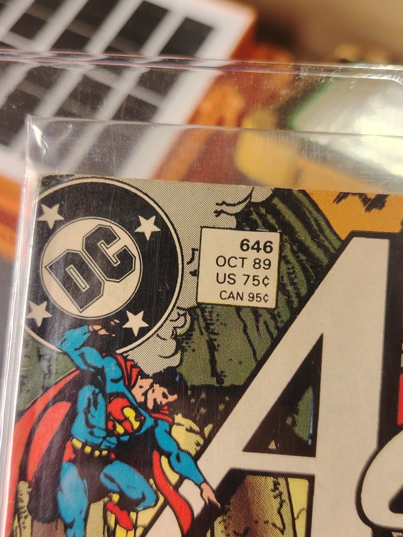 1989 DC Comics issue of Action Superman Comics #646 (Category: Comics & Manga) located in Tagbilaran City. Submitted by jahrafael (Listing ID 1451520222, Image 3). Description: This is a 1989 DC Comics issue of Action Comics #646 featuring Superman on the cover. Publication Date: October 1989. Creative Team: Written by Roger Stern with cover art by George Pérez. Plot Point: This issue features Superman in Antarctica..