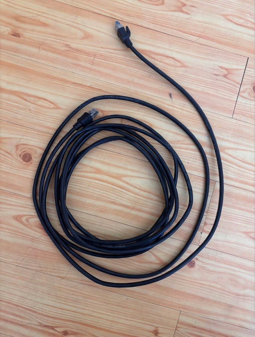 2 meters gold plated ethernet cable (Category: Computer Parts) located in Davao. Submitted by s1khye (Listing ID 1451582843, Image 2). Description: - 2 meters long - works perfectly! - i dont use it anymore since its too long for my pc and the work station gets too crowded with wires - davao area.