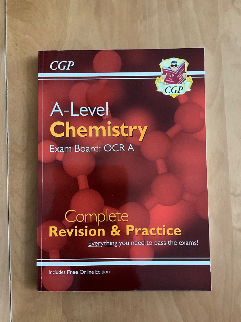 A level AQA Biology, OCR A Chemistry CGP, 興趣與生活, 書本& 文具