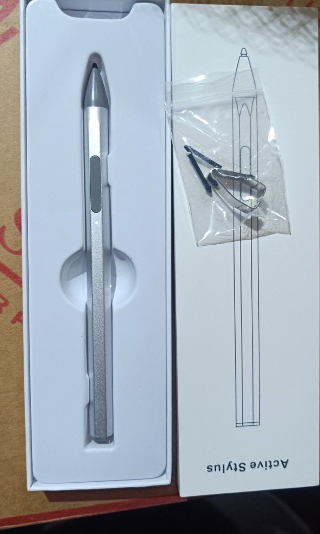 Active stylus pen (Category: Laptops & Notebooks) located in Manila. Submitted by unknown103094 (Listing ID 1451647763, Image 1). Description: ugreen pencil(type c + Bluetooth) for ipad and active stylus pen for Microsoft surface pro Meet up only. Bought it from TikTok shop but not compatible with my 2 in 1 laptop. Test to sawa..