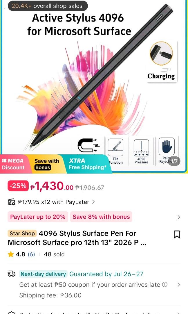 Active stylus pen (Category: Laptops & Notebooks) located in Manila. Submitted by unknown103094 (Listing ID 1451647763, Image 3). Description: ugreen pencil(type c + Bluetooth) for ipad and active stylus pen for Microsoft surface pro Meet up only. Bought it from TikTok shop but not compatible with my 2 in 1 laptop. Test to sawa..