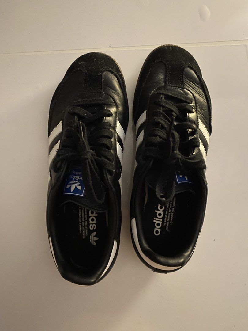 Adidas Samba Black White Classic Sneakers (Category: Sneakers) located in Manila. Submitted by vipalmares (Listing ID 1451629496, Image 2). Description: Size: US 7 1/2 Price: 3,000 (negotiable) - bought from Korea - Original - Classic black Adidas Samba sneakers .