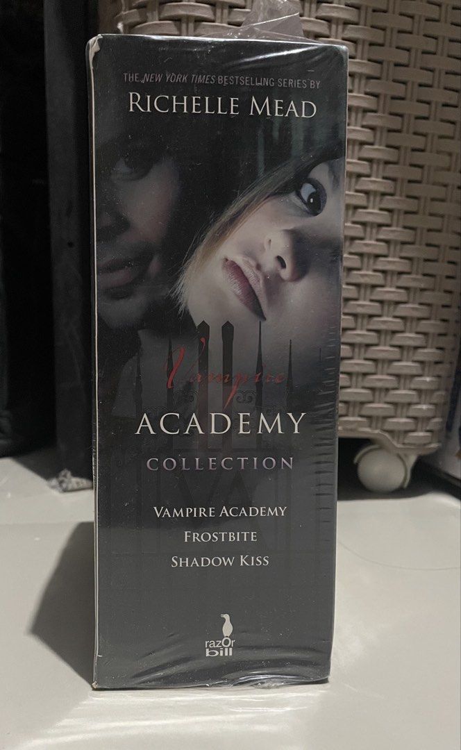 Authentic Vampire Academy Book Set (Category: Storybooks) located in Manila. Submitted by prelovedpicksph (Listing ID 1451691647, Image 3). Description: — in good condition, no flaws — sealed, never opened, in original packaging — Vampire Academy series by Richelle Mead.