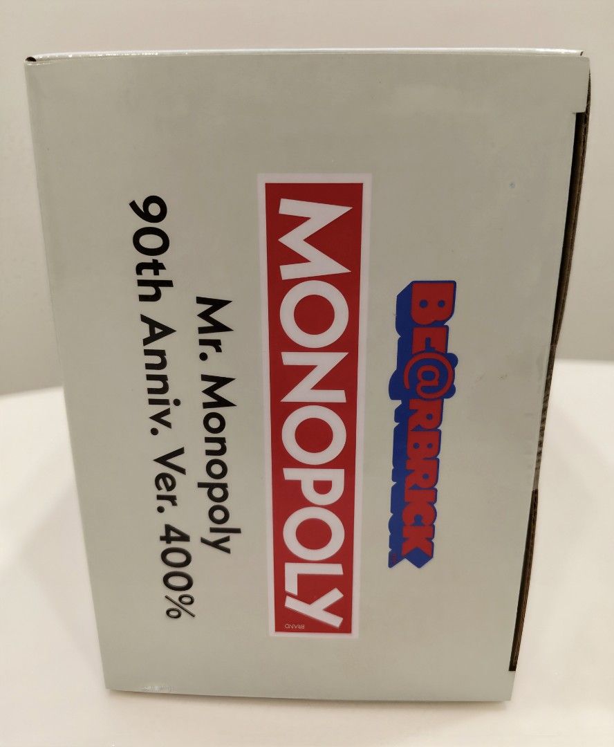 Bearbrick Mr. Monopoly 90th Anniversary (Hasbro) Gold Limited Model (2026) 400% (Buyer's Request Lot) (Category: Toys & Games) located in Kuala Lumpur. Submitted by steviecollection (Listing ID 1451670608, Image 3). Description: # Rare Bearbrick 400% (Year 2026) # Brand New Sealed # Hasbro Monopoly Board Game (since 1935) # "Rich Uncle" Pennybags aka Mr. Monopoly # 90th Anniversary Gold Limited Model Pls PM if you are interested. Pls PM if you ar