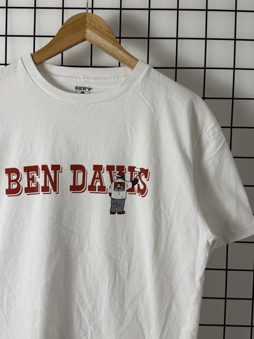 ben davis shirt (Category: Tshirts & Polo Shirts) located in Padang Serai. Submitted by paktamkacamata (Listing ID 1451610487, Image 2). Description: Warna - putih Condition - GOOD LIKE NEW ‼️ saiz - L waist 21 length 26.5 SEBELUM MEMBELI BOLE TENGOK GAMBAR DI ATAS SEBARANG PERTANYAAN BOLEH PM ITEM BUNDLE ‼️.