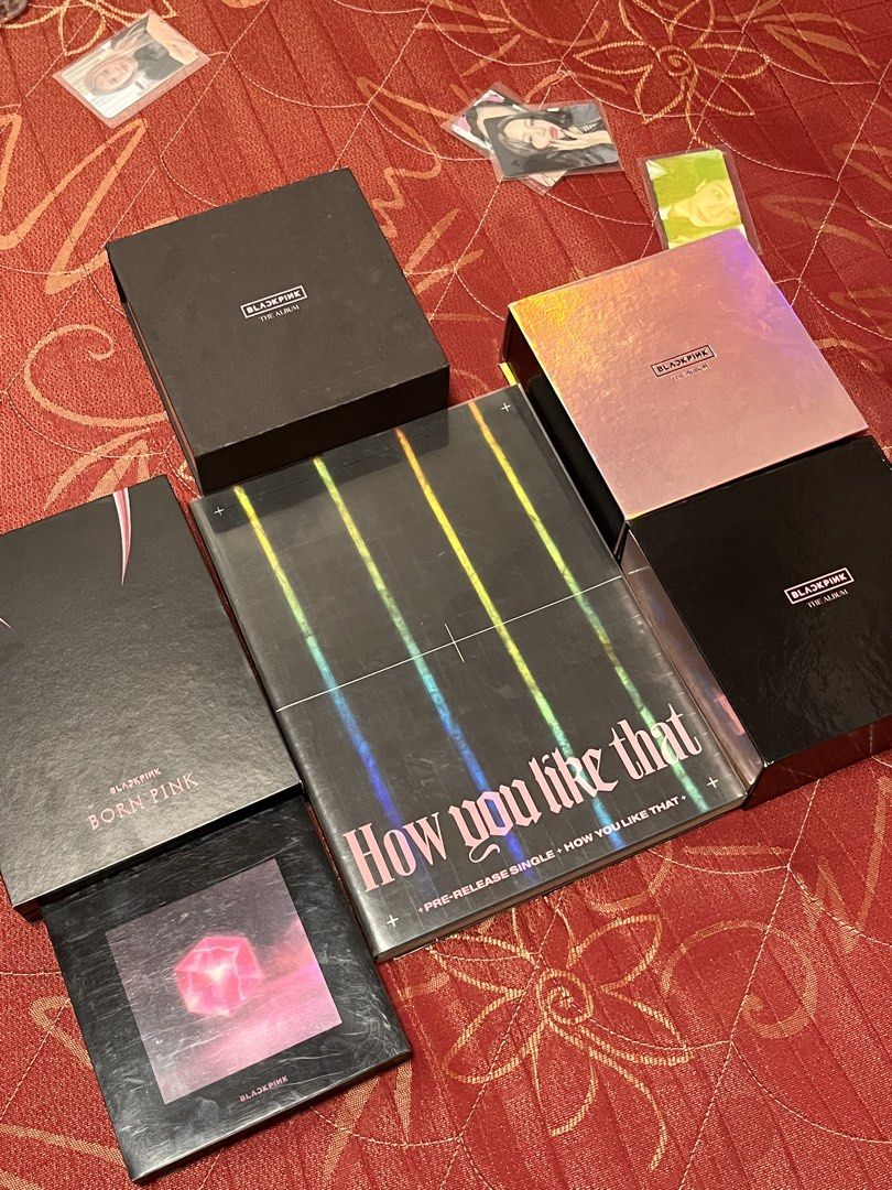 Blackpink Albums Bundle (Category: CDs & DVDs) located in Panabo. Submitted by niks.rkive (Listing ID 1451680793, Image 2). Description: Hello po, selling these blackpink unsealed albums as set po, slightly negotiable po payo po, just pm me po,thank you…🖤🩷.