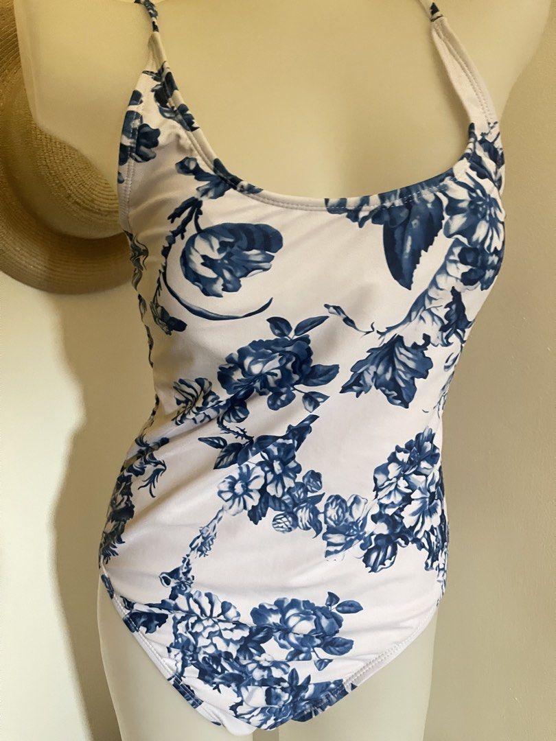 Blue pattern swimsuit (Category: Bikinis & Swimsuits) located in Taguig. Submitted by declutterwithtally (Listing ID 1451608323, Image 3). Description: 🌊 Preloved Swimsuits for Sale 👙 Available Styles: One-piece Two-piece Brands: Zaful and SHEIN Condition: Brand new (never worn) Like new (excellent condition) used 1-2x Size: Large on tag Best fits: Bust:40A Waist:30–32 inches Perfect for beach trips, pool days, vacations, or your next getaway! 