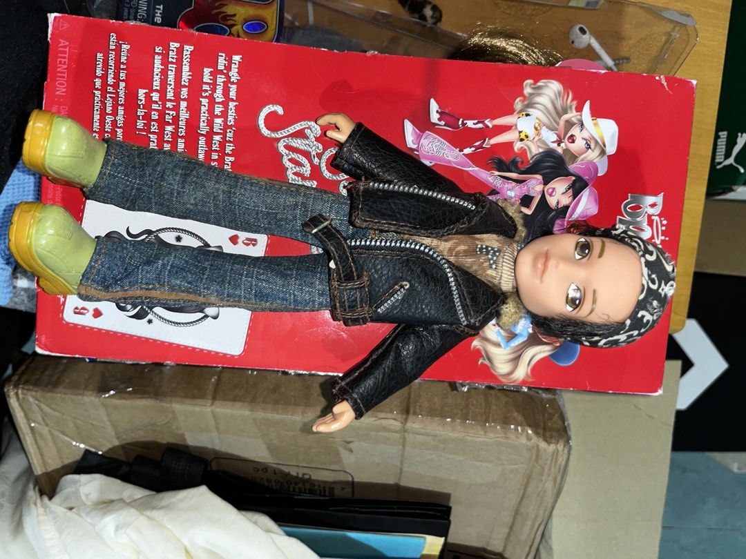 Bratz Doll Wild West Cloe (Category: Kids Toys) located in Angeles City. Submitted by bratzdylan (Listing ID 1451678448, Image 2). Description: - Bratz Doll: Cloe - Collection: Wild West - Original Outfit Included: Denim jeans, black jacket, yellow boots - Box Included - Perfect for Bratz collectors or for play!.