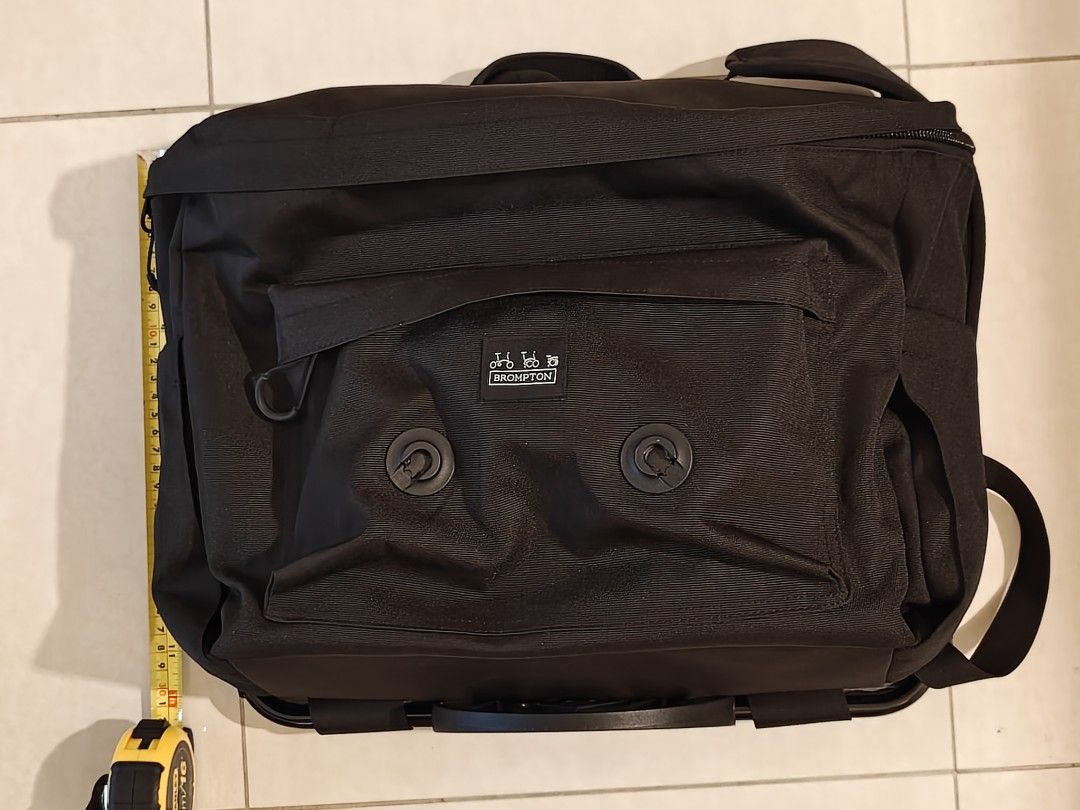 Brompton backpack (Category: Sling Bags) located in Singapore. Submitted by delaynomore_65 (Listing ID 1451588025, Image 1). Description: Original Brompton bag. Bought at Funan, seldom used. Self collect at 596288. Price is fixed..