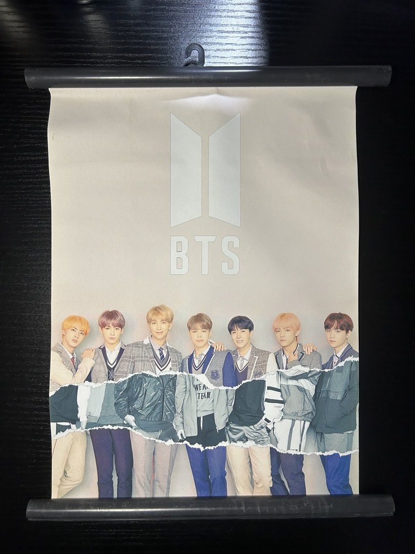 BTS items (Category: K-Wave Merchandise) located in Singapore. Submitted by rainbows2410 (Listing ID 1451607178, Image 2). Description: Clearing some of my BTS items, most of them are new! Get everything in the picture at just $5! What’s included: - BTS fabric poster - BTS postcard set - BTS Love Yourself album, Answer F (official) - Jimin Lomo, 30 pieces - 2 V posters - Jin Summer Package Guide Book (not sure if official or not) - BTS decorative
