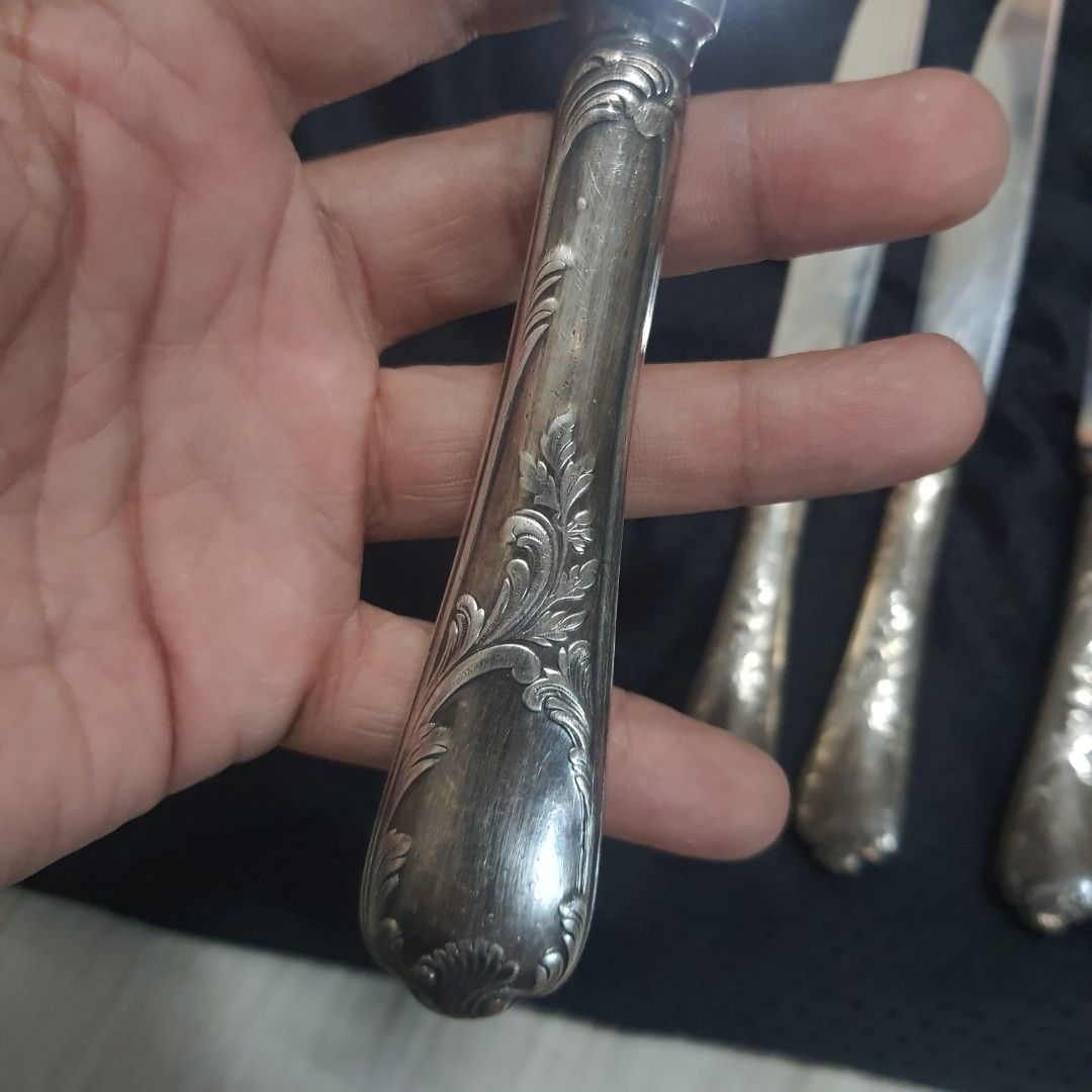 Christofle France knife (Category: Knives & Chopping Boards) located in Quezon City. Submitted by kentgenerosaalong (Listing ID 1451697738, Image 3). Description: selling as set we own this for almost 20years see condition selling for 4000php as set lo commonwealth QC.