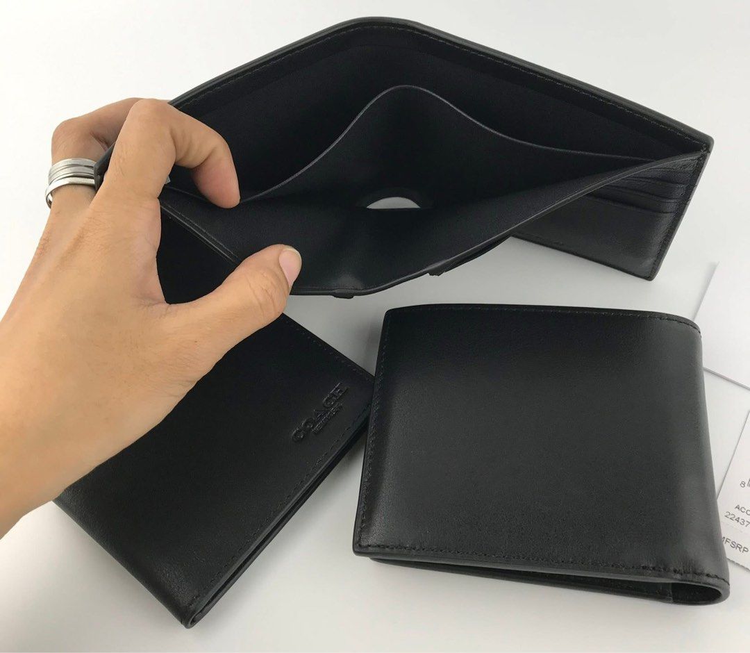 Coach Black Leather Bifold Wallet FT4991 (Category: Wallets & Card Holders) located in Caloocan City. Submitted by brandeditemsph (Listing ID 1451526634, Image 3). Description: - Authentic Coach Black Leather Bifold Wallet - Model: FT4991 - Plenty of card slots and space for cash - Clean and classic design - Includes care instructions and original tag.