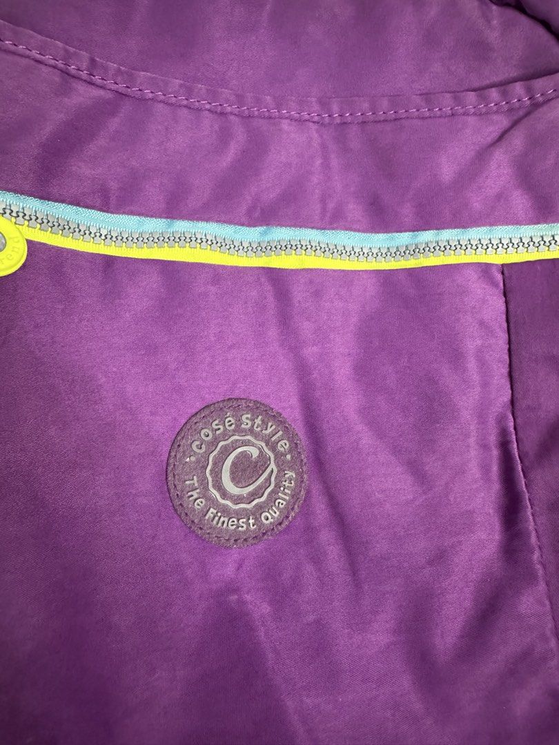 Cosè Style Purple Backpack (Category: Backpacks) located in Pasig City. Submitted by tinylittlestore (Listing ID 1451697772, Image 2). Description: In Good Condition Used with care All zipper working No damage or flaws .