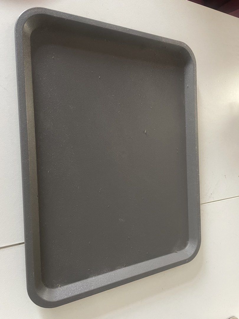 Dark Grey Rectangular Tray (Category: Other Kitchenware & Tableware) located in Kuala Lumpur. Submitted by mysticeagle.10ec41 (Listing ID 1451586747, Image 1). Description: Simple dark grey tray. Rectangular shape with rounded corners. Good for serving or organizing. Easy to clean. Great for everyday use..