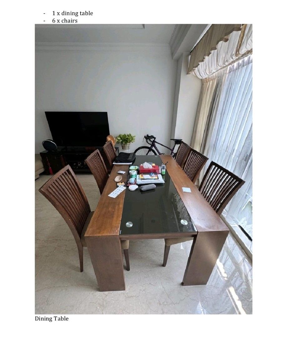 Dining table (Category: Tables & Sets) located in Singapore. Submitted by jiamin8866 (Listing ID 1451548938, Image 1). Description: .