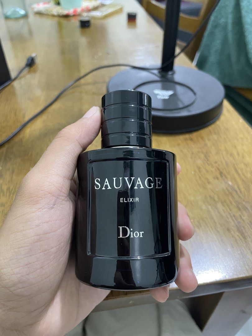 Dior Sauvage Elixir (Category: Fragrance & Deodorants) located in Aroroy. Submitted by tronixz (Listing ID 1451693463, Image 1). Description: - 100ml - with box | no shrink wrap - authentic - can do meet up.
