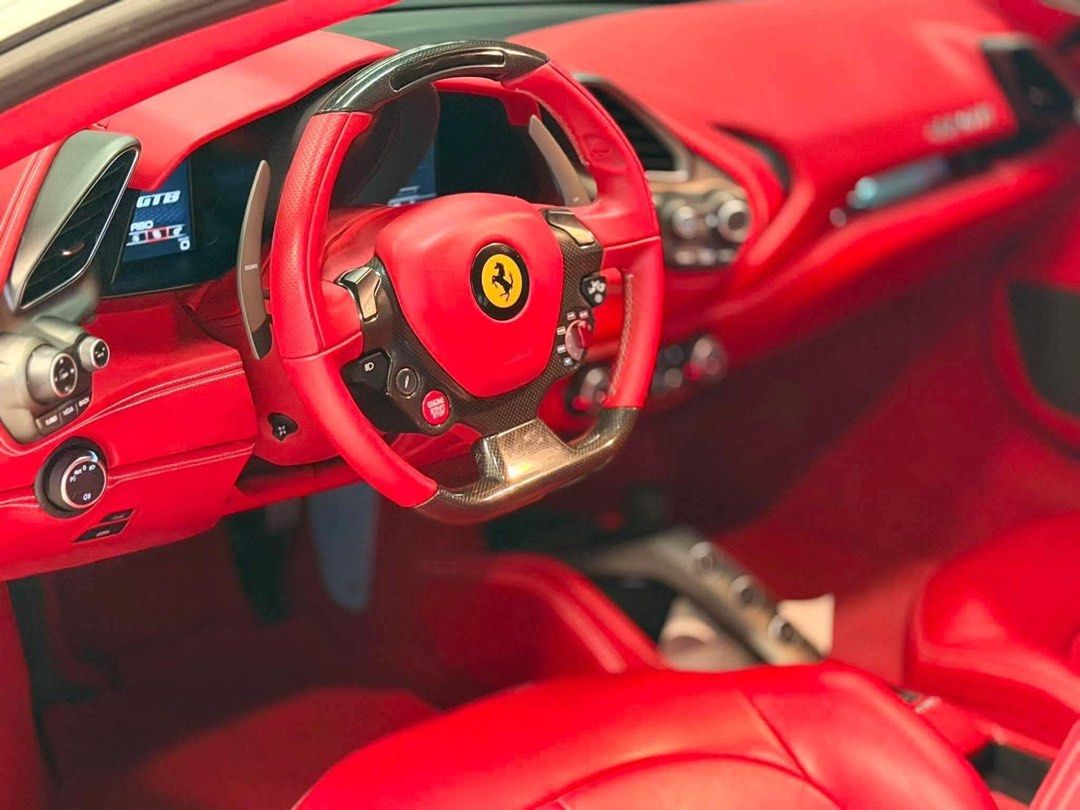 Ferrari 488 GTB Auto (Category: Used Cars) located in Manila. Submitted by quality_cars (Listing ID 1451585187, Image 3). Description: NEW ARRIVAL FORSALE ‼️ 2019 FERRARI 488 GTB 7Speed Dual Clutch Automatic Transmission 3.9L Twin-Turbo V8 Engine 11,000 KM Reading White in Color First Owner Acquired Rear-Wheel Drive 661 Horsepower @ 8,000 RPM 561 lb-ft Torque Around 205 MPH Topspeed Double Wishbone Front Suspension Multi-Link Rear w/ Adaptive Dam