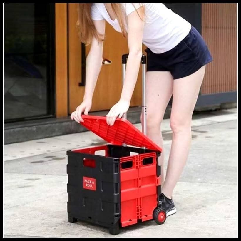 foldable shopping trolley (Category: Travel Essentials & Accessories) located in Manila. Submitted by yzcartph (Listing ID 1451611328, Image 2). Description: .