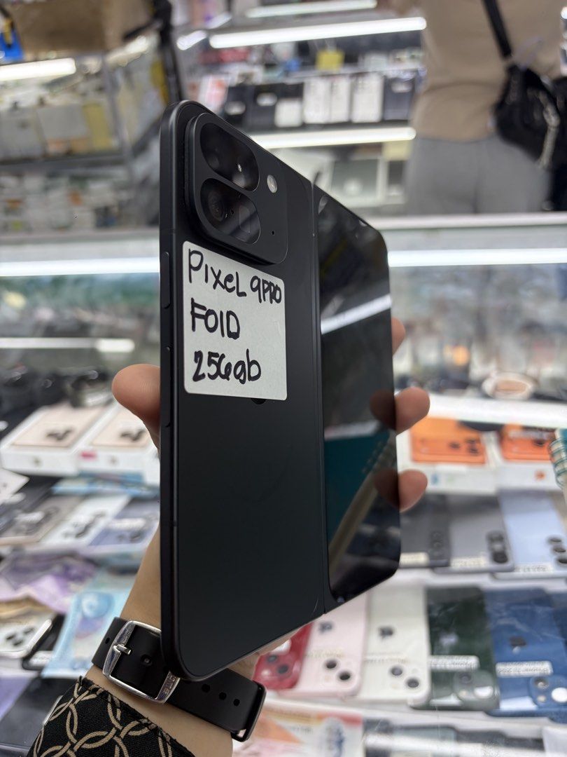 Google Pixel 9 Pro Fold 256gb FU NTC No issue (Category: Google Pixel) located in San Juan City. Submitted by javedsgadgetshop (Listing ID 1451521112, Image 2). Description: PTPA : Padelete po if bawal ❌ Here's the QUICK INFO ➡️ Google Pixel 9 pro Fold ➡️ 256GB ➡️ BLACK COLOR W/ MINIMAL PAINT CHIPS ➡️ NTC PHYSICAL SIM + ESIM ➡️ 95% MAKINIS & Good BATT ➡️ STORE WARRANTY ➡️ Factory Unlock ➡️ WITH CASE AND TEMPERED - serial can be check on apple web
