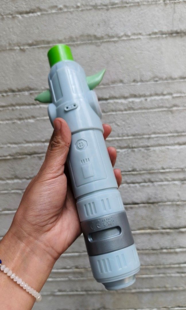 HASBRO Starwars lightsaber (Category: Action & Battle Toys) located in Baguio. Submitted by ukay_district (Listing ID 1451637540, Image 3). Description: STARWARS Lightsaber YODA and CHEWBACCA brand: HASBRO 300 each, 500 if both.