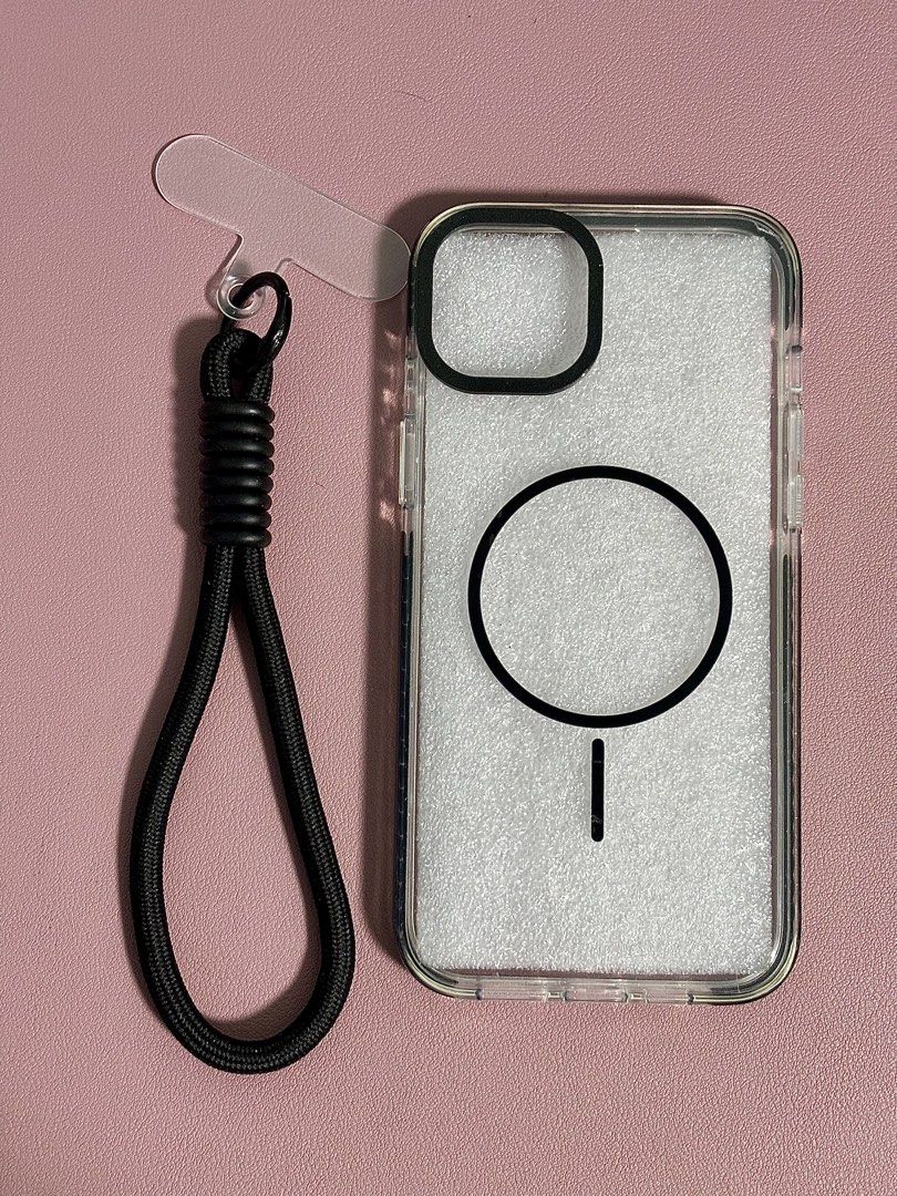 iPhone 15 Plus Phone Case (Category: Cases & Sleeves) located in Singapore. Submitted by xtwinklebelle (Listing ID 1451663142, Image 2). Description: Brand new! Comes with free phone strap. There is a thin plastic film on the back that needs to be peeled off..