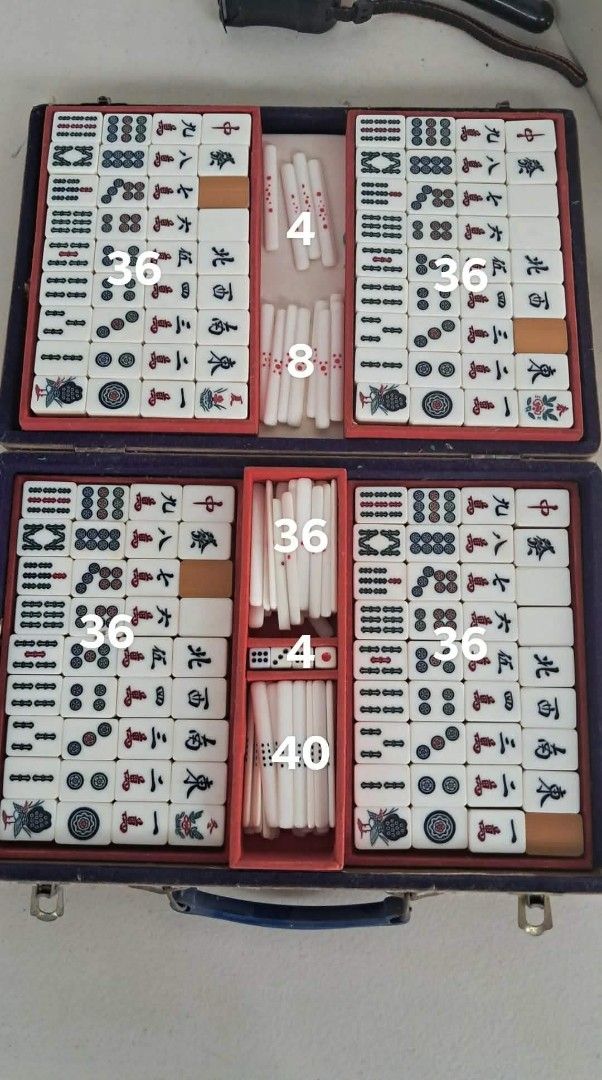 Japan Vintage Mini Mahjong Set with Case (Category: Board Games & Puzzles) located in Bulacan. Submitted by amarijapansurplus (Listing ID 1451544149, Image 2). Description: 📌as is 📌WYSIWYG 📌First to pay basis 📌Auto pass sa COD iwas scam sa part ko 📌MOP: GCASH 📌MOD: Pick-up, Lalamove (motorcycle) or J&T/Flash Express/SPX Express 📌Loc. Panginay, Balagtas, Bulacan 🇯🇵AMARI Japan Surplus🇯🇵.